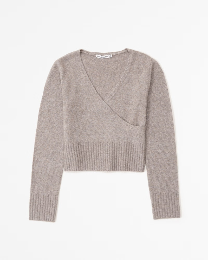 Fluffy Wrap Top | Abercrombie & Fitch (US)