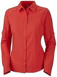 Columbia Women's Silver Ridge Long Sleeve Shirt (Extended Size), Red Hibiscus, 1X | Amazon (US)