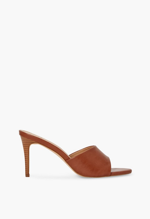 Audre Stiletto Heeled Mule Sandal | JustFab