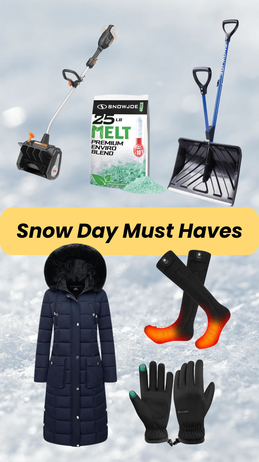 So much talk about snow days in the south. Better to get prepared now than after the snow falls. Here are some snow-related favorites of mine from Amazon. Ways to keep warm outside and remove the snow from your walkways and driveways.
#home #amazonfinds 

 

#LTKHome #LTKTall