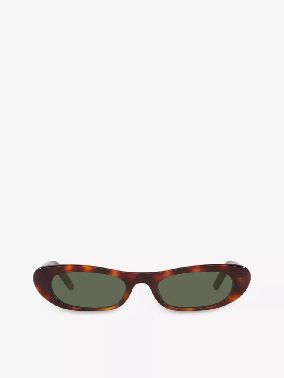 SL557 rectangular-frame acetate sunglasses | Selfridges