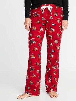 Patterned Flannel Sleep Pants for Women | Old Navy US