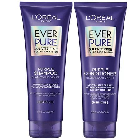 Shampoos Everpure Brass Toning Purple Sulfate Free Shampoo 6.8 Fl Oz (Pack Of 2) Ever Pure Purple | Walmart (US)