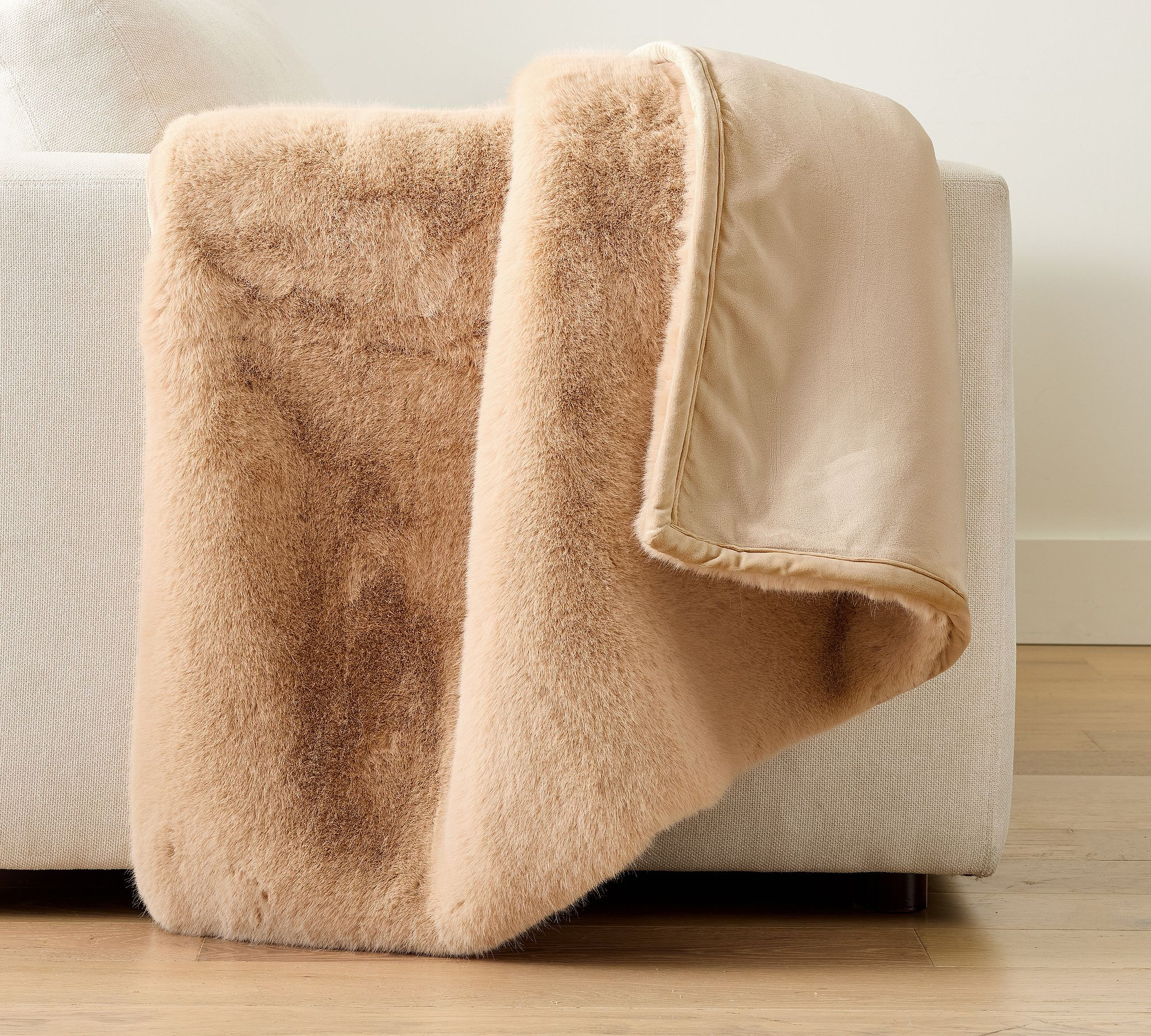 Faux Fur Mink Throw | Pottery Barn (US)