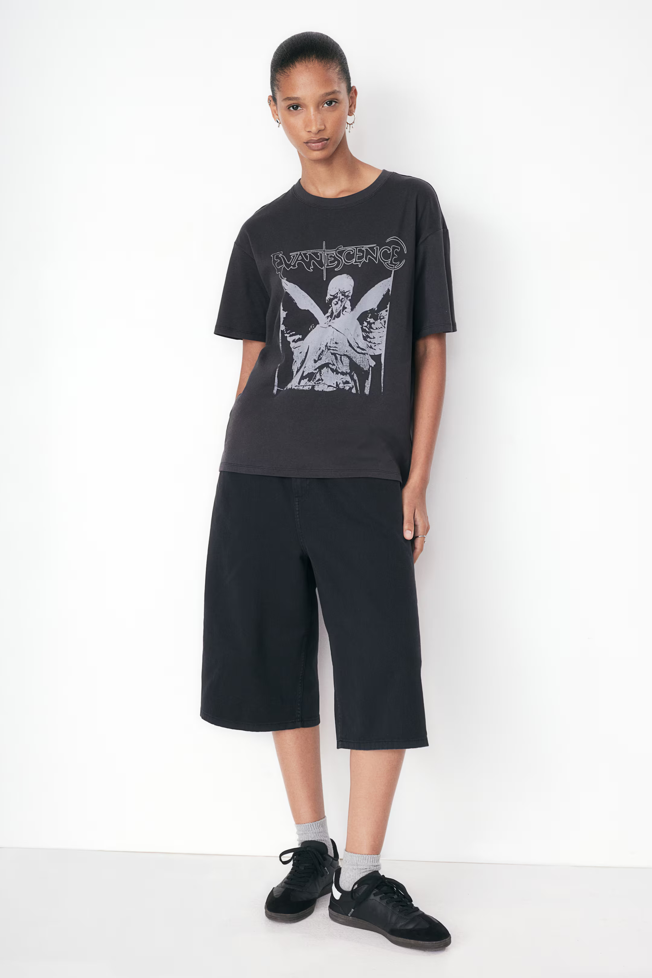 Oversized printed T-shirt | H&M (UK, MY, IN, SG, PH, TW, HK)