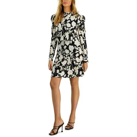 Guess Womens Floral Print Stretch Wear To Work Dress | Walmart (US)