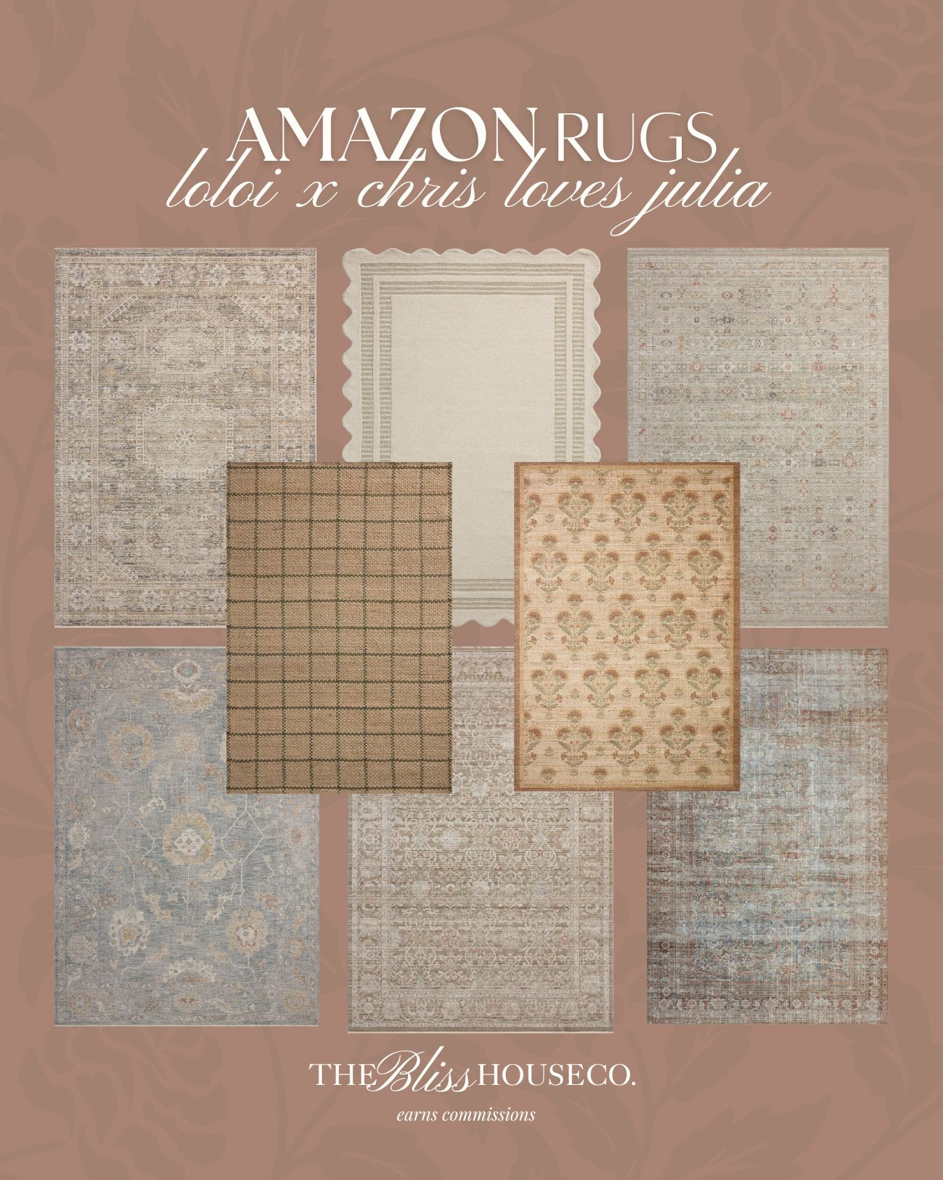 Loloi x Chris Loves Julia rug finds on Amazon! Beautiful modern vintage home finds, living room, bedroom, Amazon home finds. 

 #LTKHome #LTKStyleTip