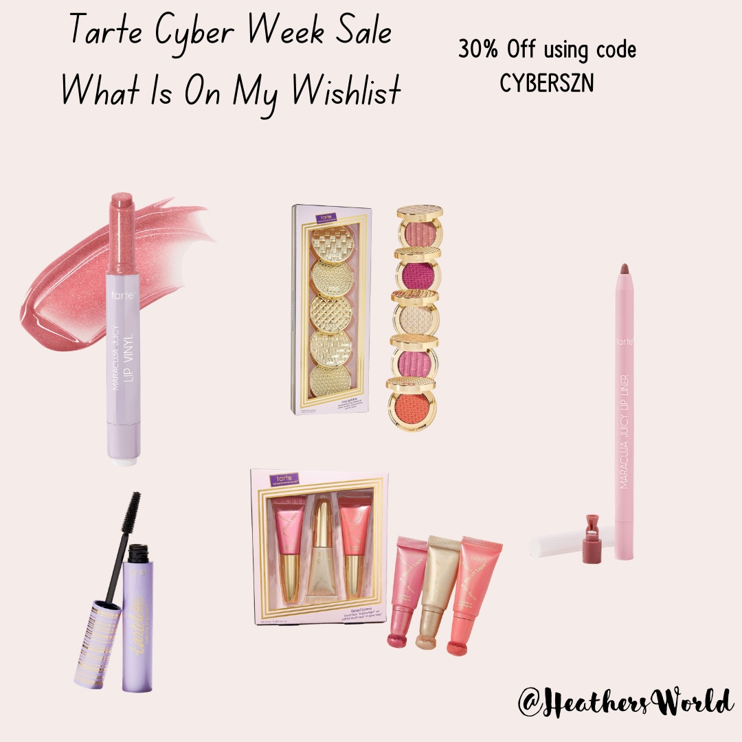 Tarte cyber week sale what is on my wish list. From blushing blushers to beauty wands.

Save 30% off with code CYBERSZN 

 #LTKCyberWeek #LTKbeauty #LTKmakeup