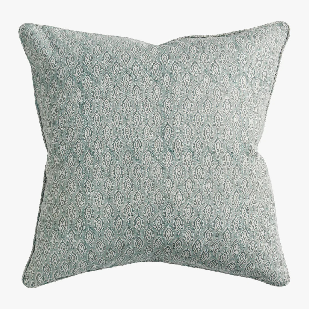 Malabar Celadon Pillow Cover | Dear Keaton