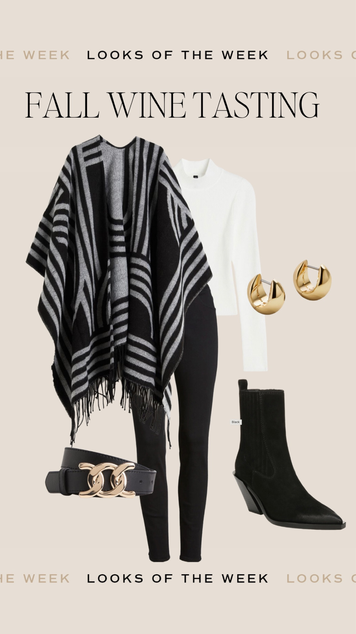 Fall wine tasting outfit styled by Becky 