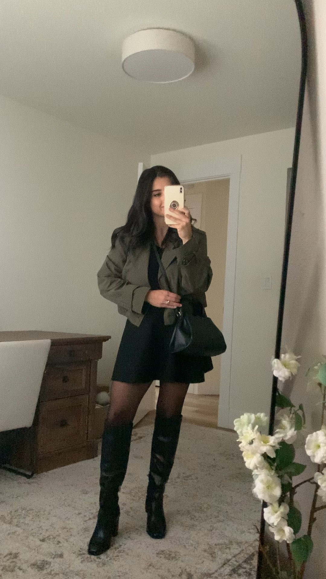 Fall outfit idea 🤍🤍
XS in jacket & skirt
S in tank

#LTKsalealert #LTKfindsunder100 #LTKfindsunder50