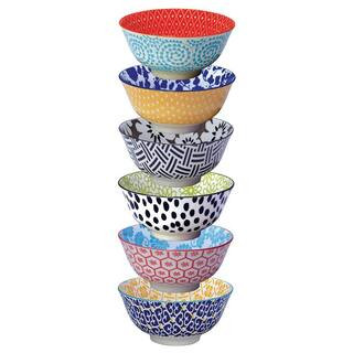 Chelsea Multi-color Bowls (Set of 6) | The Home Depot
