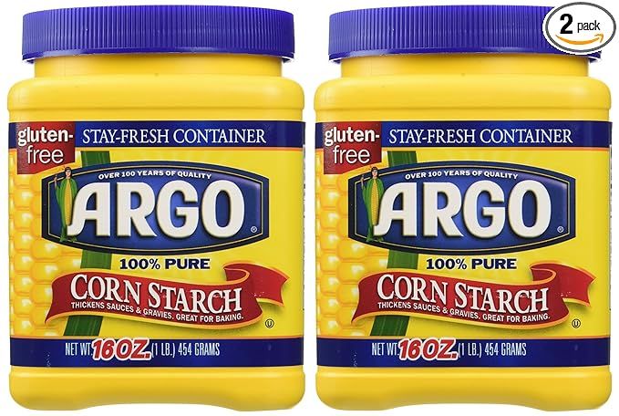 Argo 100% Pure Corn Starch, 16 Oz, Pack of 2 | Amazon (US)