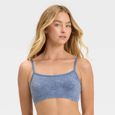 Women's Seamless Bralette - Colsie™ Dark Blue M | Target
