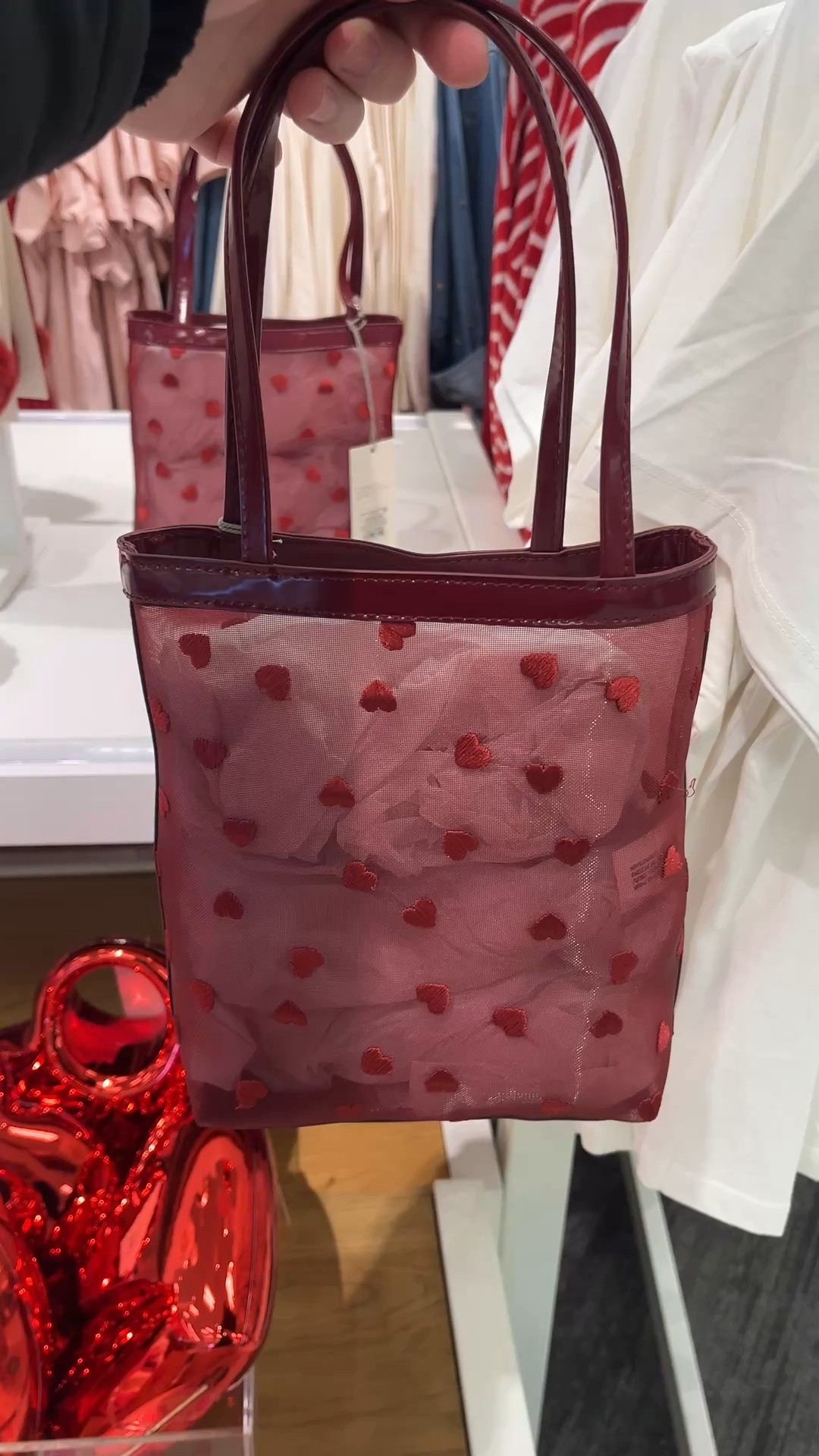 Say hello to the cutest mini mesh tote with heart details 💕✨
This pink heart mesh tote bag is the perfect mix of fun + functional and gives instant coquette, Valentine’s Day vibes.

Lightweight, breathable, and surprisingly roomy, this mini tote bag is perfect for everyday errands, brunch dates, girls’ night, travel days, or tossing into a bigger bag. The heart print mesh design keeps it playful while the pink colorway makes it such an easy outfit add-on. Style it with athleisure, denim and a tee, sundresses, or cozy lounge sets for an effortlessly cute look.

If you love mini tote bags, mesh handbags, heart print accessories, and all things pink aesthetic, this one is a must-have. Practical, trendy, and totally Instagram-worthy 💖

💕 Pink mini tote bag
💕 Heart mesh tote
💕 Mini mesh handbag
💕 Valentine’s Day bag
💕 Coquette accessories
💕 Everyday tote bag
💕 Trendy handbag
💕 Cute pink purse

Linked here 🤍 #LTKfinds #LTKstyle #LTKaccessories #PinkAesthetic #HeartPrint #MiniTote #ValentinesDayStyle

#LTKootd #LTKValentine #LTKSeasonal