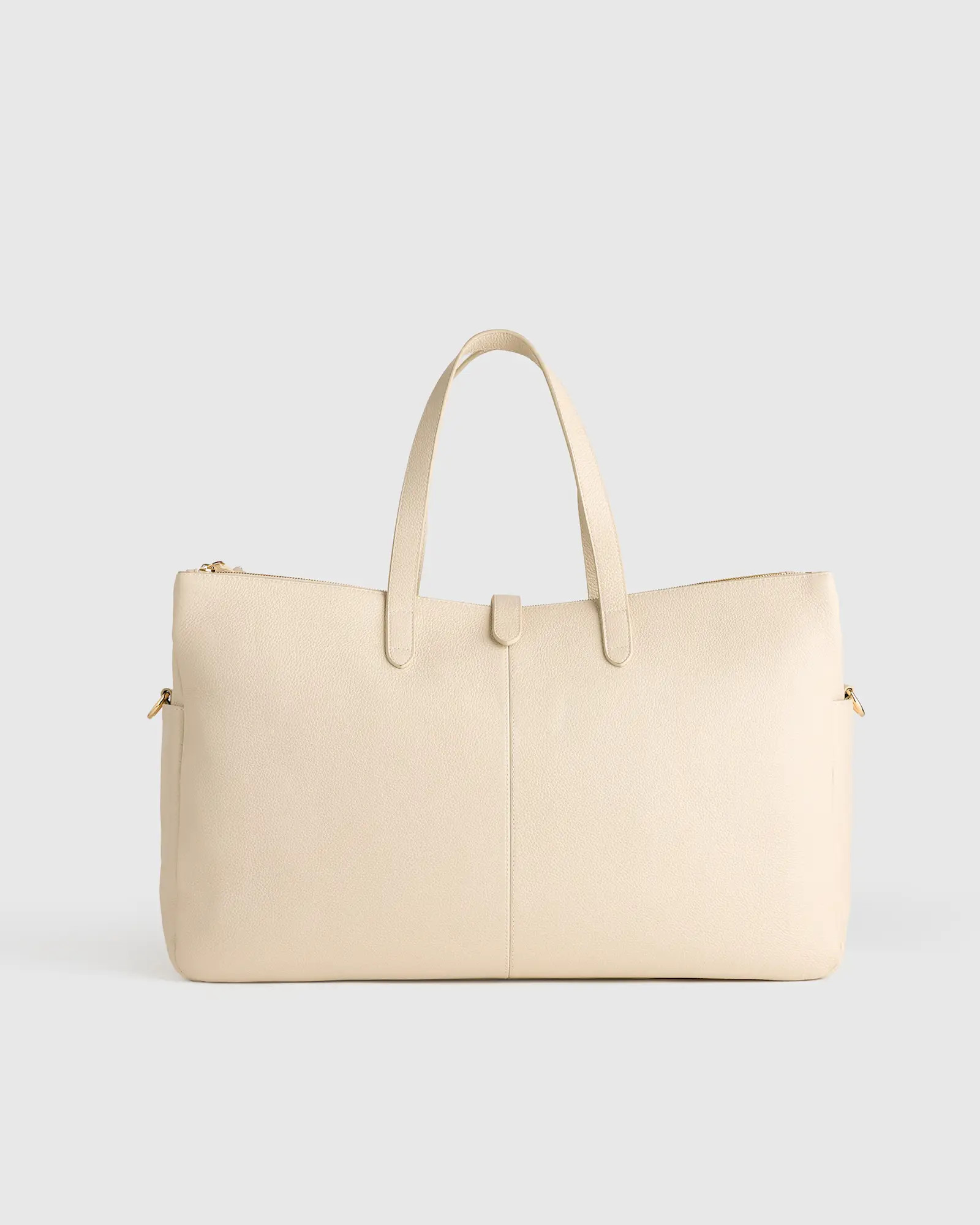 Italian Leather Triple Compartment Weekender | Quince