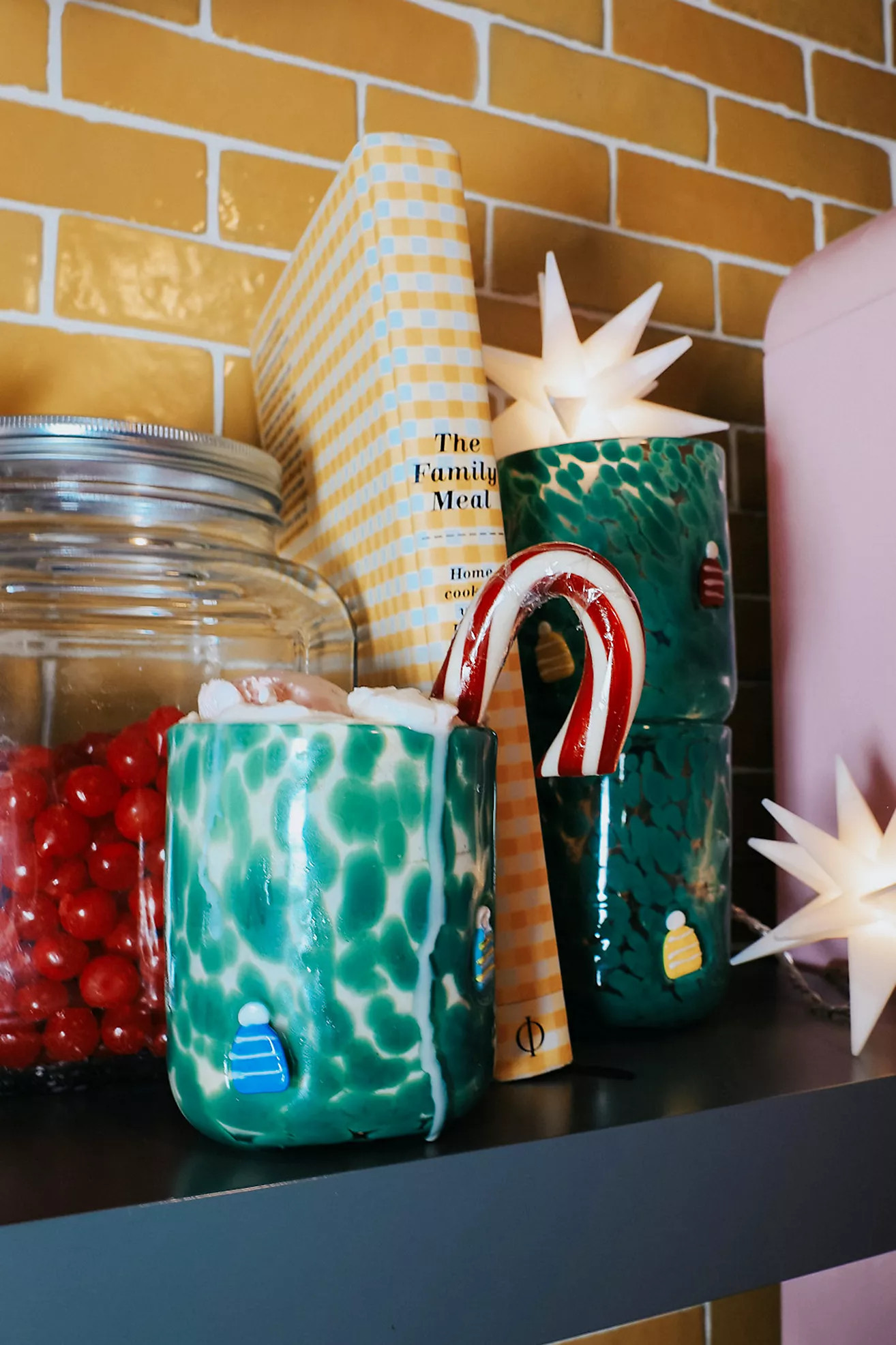 Nesting with Grace Festive Confetti Icon Juice Glass | Anthropologie (US)