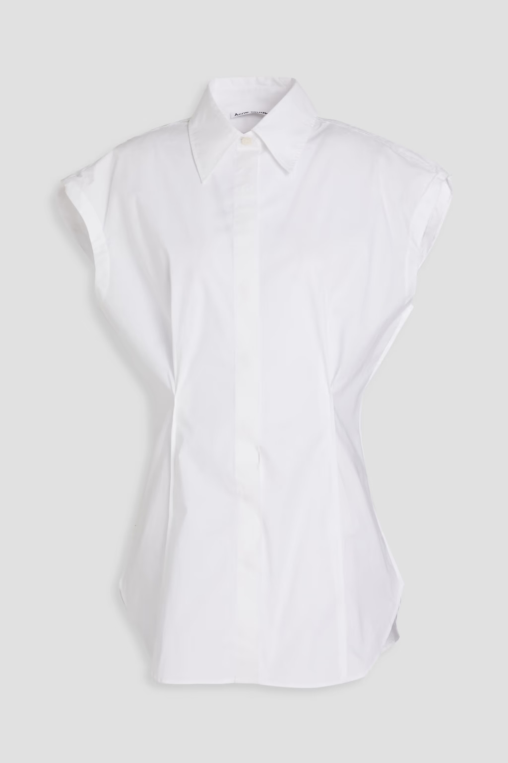 Sanja pintucked stretch-cotton poplin shirt | The Outnet (US and CA)