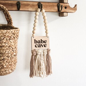 Babe Cave Decor Farmhouse Beads Wood Bead Boho Beads Wood | Etsy | Etsy (US)