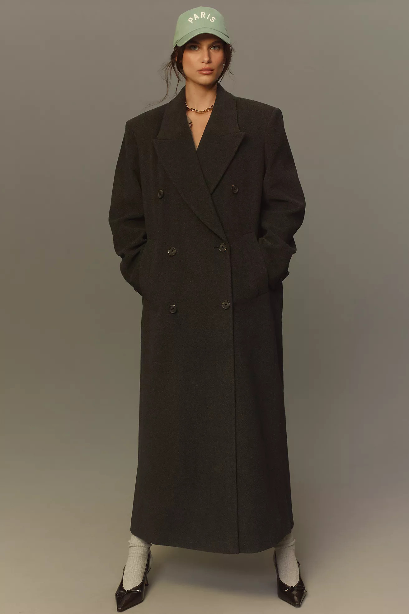 By Anthropologie Long Wool Coat | Anthropologie (US)