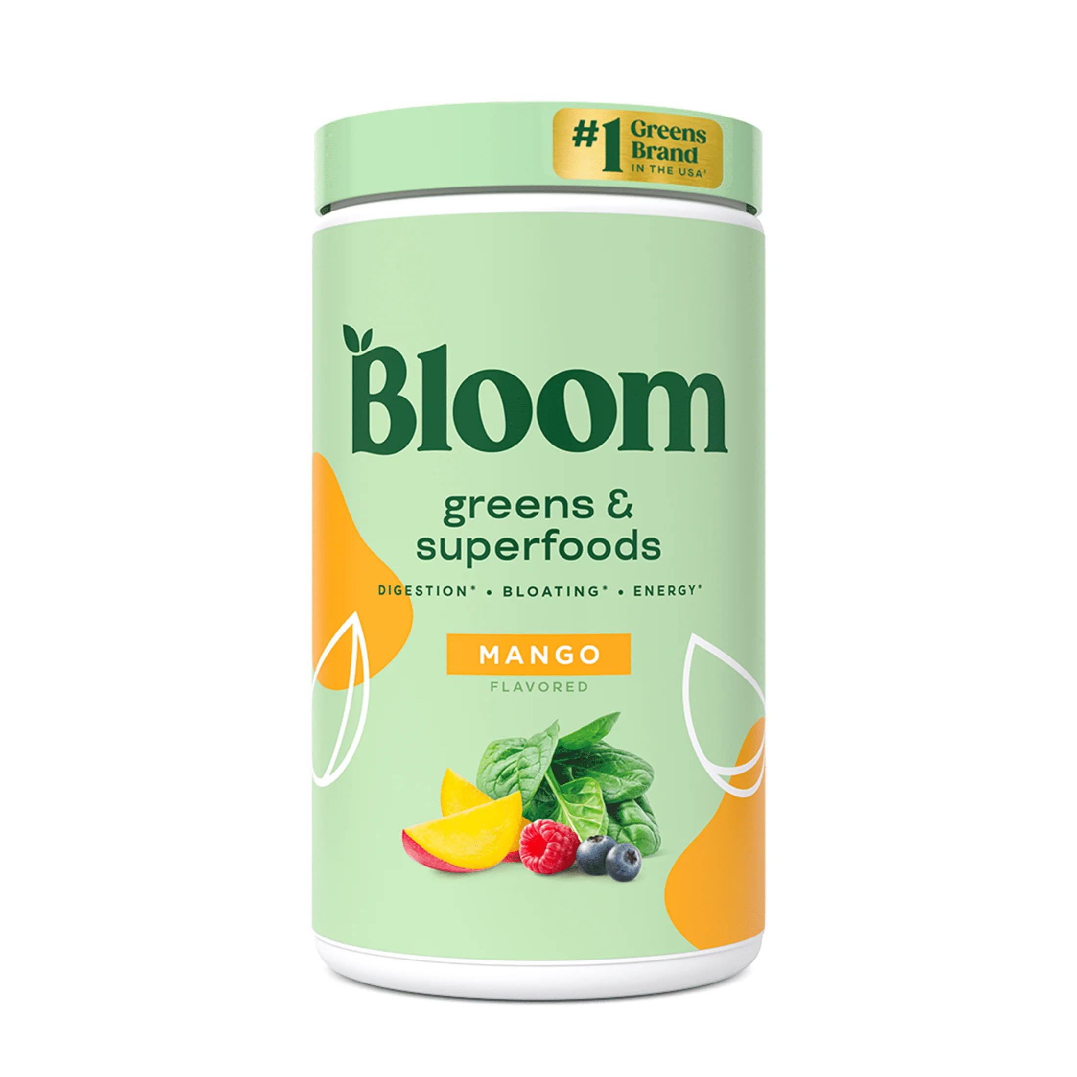 Bloom Nutrition Greens & Superfoods Powder, for Digestive Health, Mango, 60 Servings | Walmart (US)
