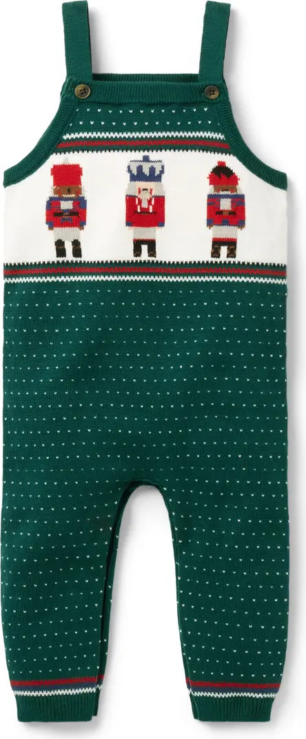 Janie and Jack Baby Nutcracker Sweater Overall | Nordstrom | Nordstrom