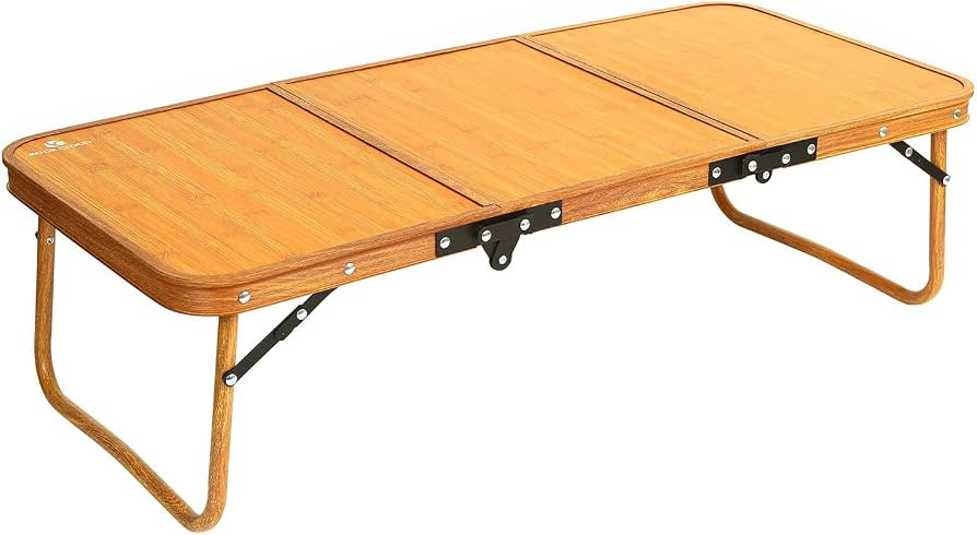 ROCK CLOUD Portable Camping Table Ultralight Camp Table Foldable 3-Folding Beach Table for Campin... | Amazon (US)