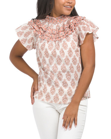 Paloma Ruffle Top | TJ Maxx