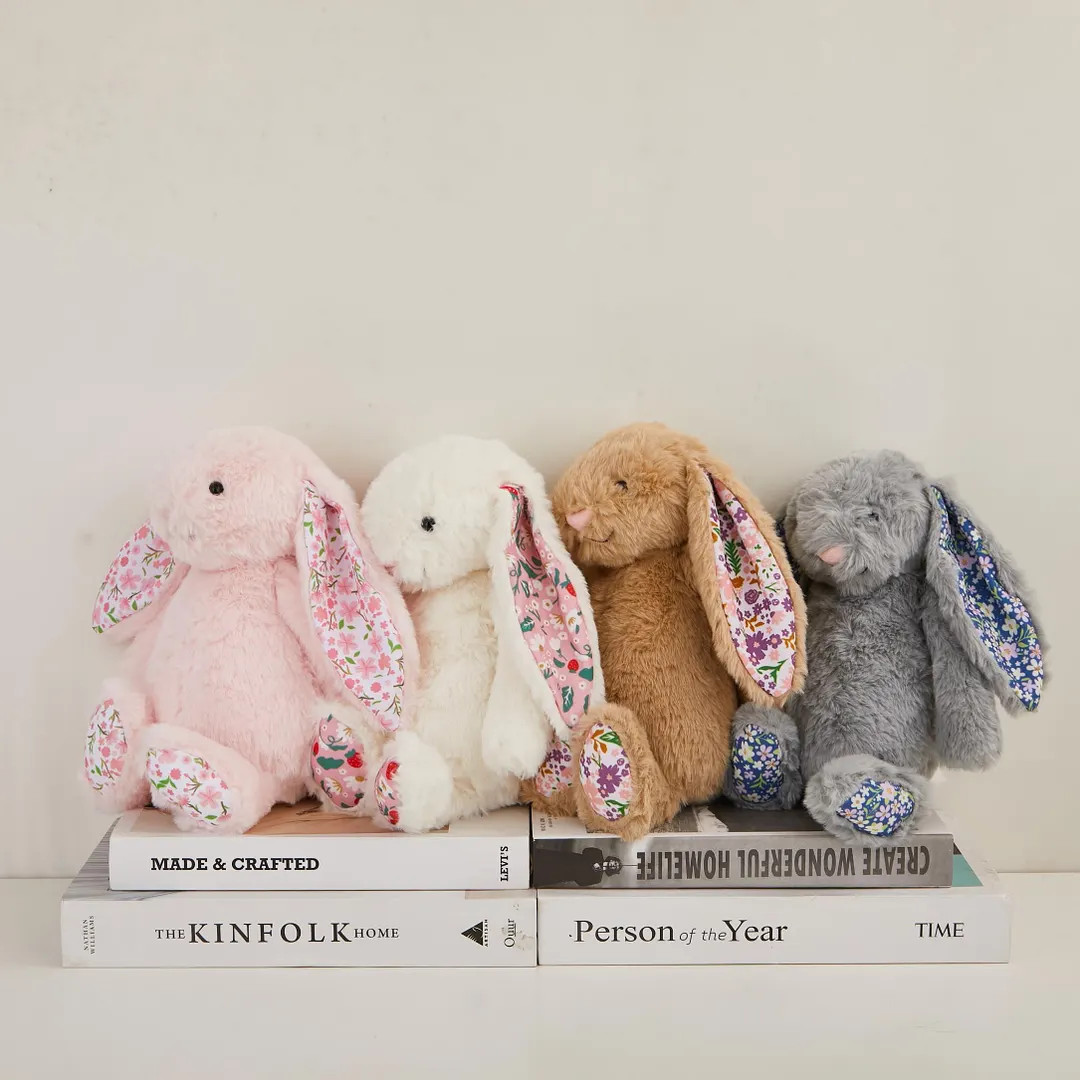 Personalized Embroidered Bunny Rabbit,Custom Monogrammed Bunny Rabbit,Bunny Soft Plush Toy,Gift f... | Etsy (US)