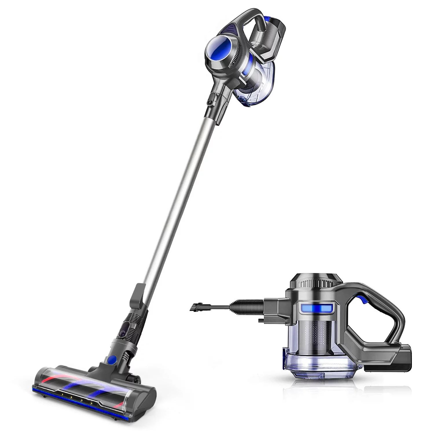 MOOSOO Cordless Vacuum 4-in-1 Lightweight Stick Vacuum Cleaner, XL-618A | Walmart (US)