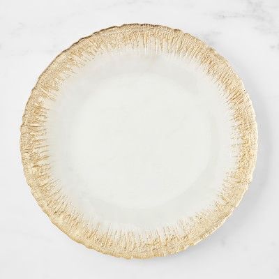 Glitter Burst Glass Charger | Williams-Sonoma