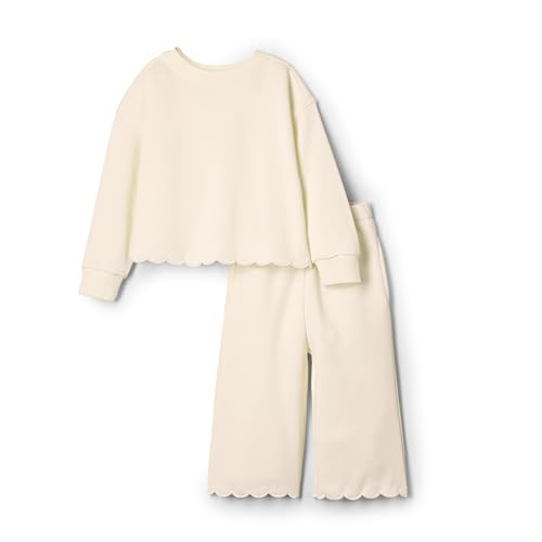 Amazon Essentials x Sofia Grainge Toddler Girls' French Terry Pant and Top Set, Ivory, 2T | Amazon (US)