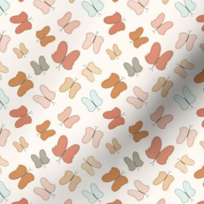 Fabric Bohemian Butterflies | Spoonflower