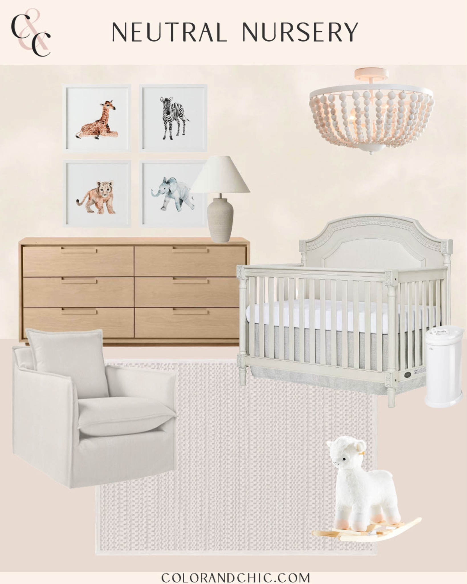 Neutral nursery that would go well for a baby boy or baby girl! Love the natural tones of this nursery 

#LTKstyletip #LTKhome #LTKbaby