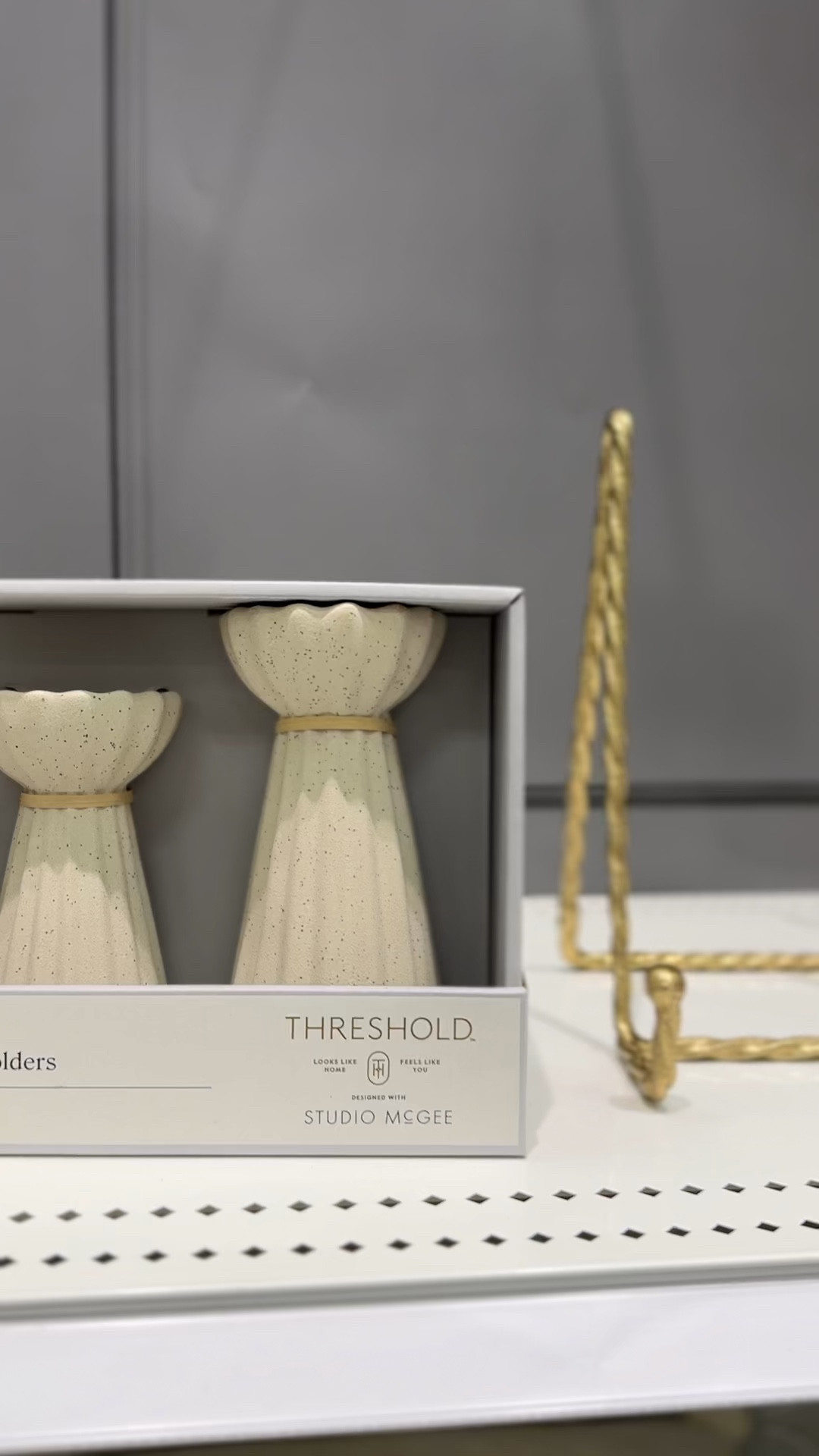 New Threshold Studio McGee collection at Target for spring. 

Set of 3 ceramic ribbed taper candle holders. 

#LTKSeasonal #LTKHome