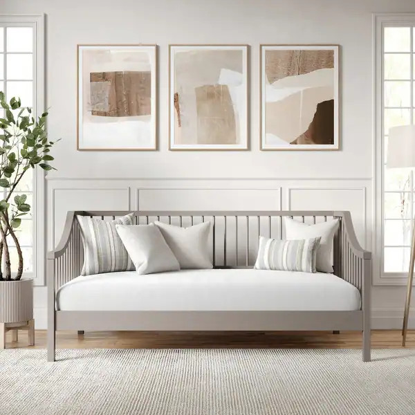 Martha Stewart Solid Wood Platform Daybed with Wooden Spindles - Bed Bath & Beyond - 40313938 | Bed Bath & Beyond