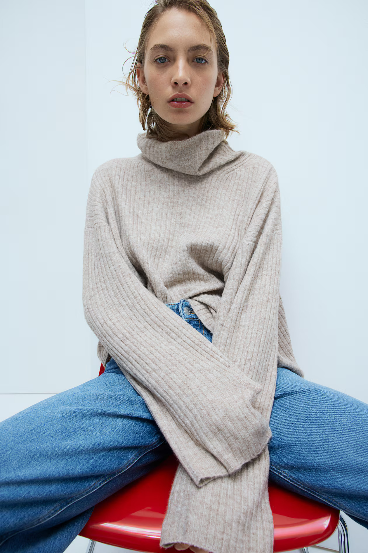Oversized Turtleneck Sweater | H&M (US + CA)