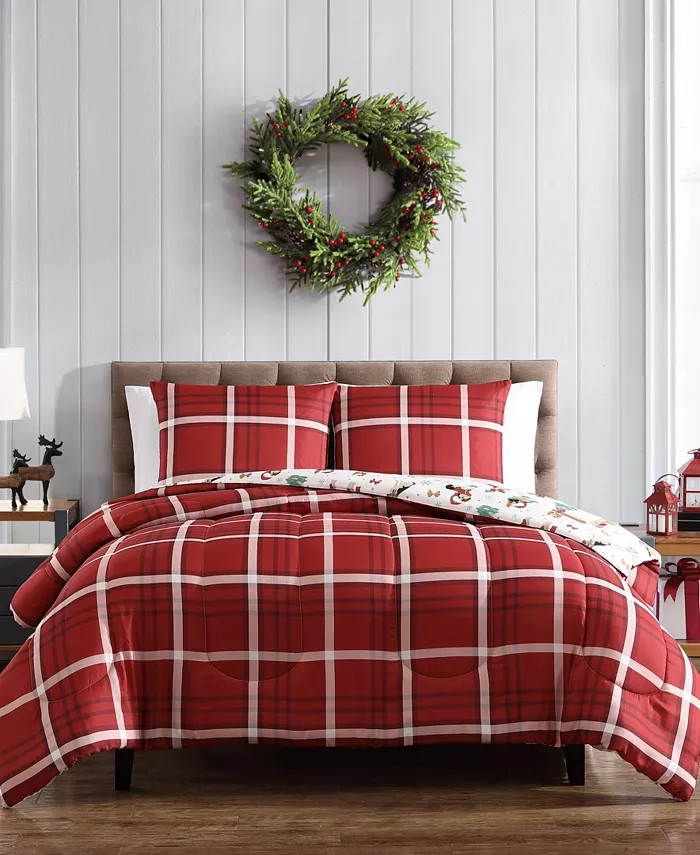Holiday Dogs 3-Pc Comforter Sets, Created For Macy's | Macys (US)