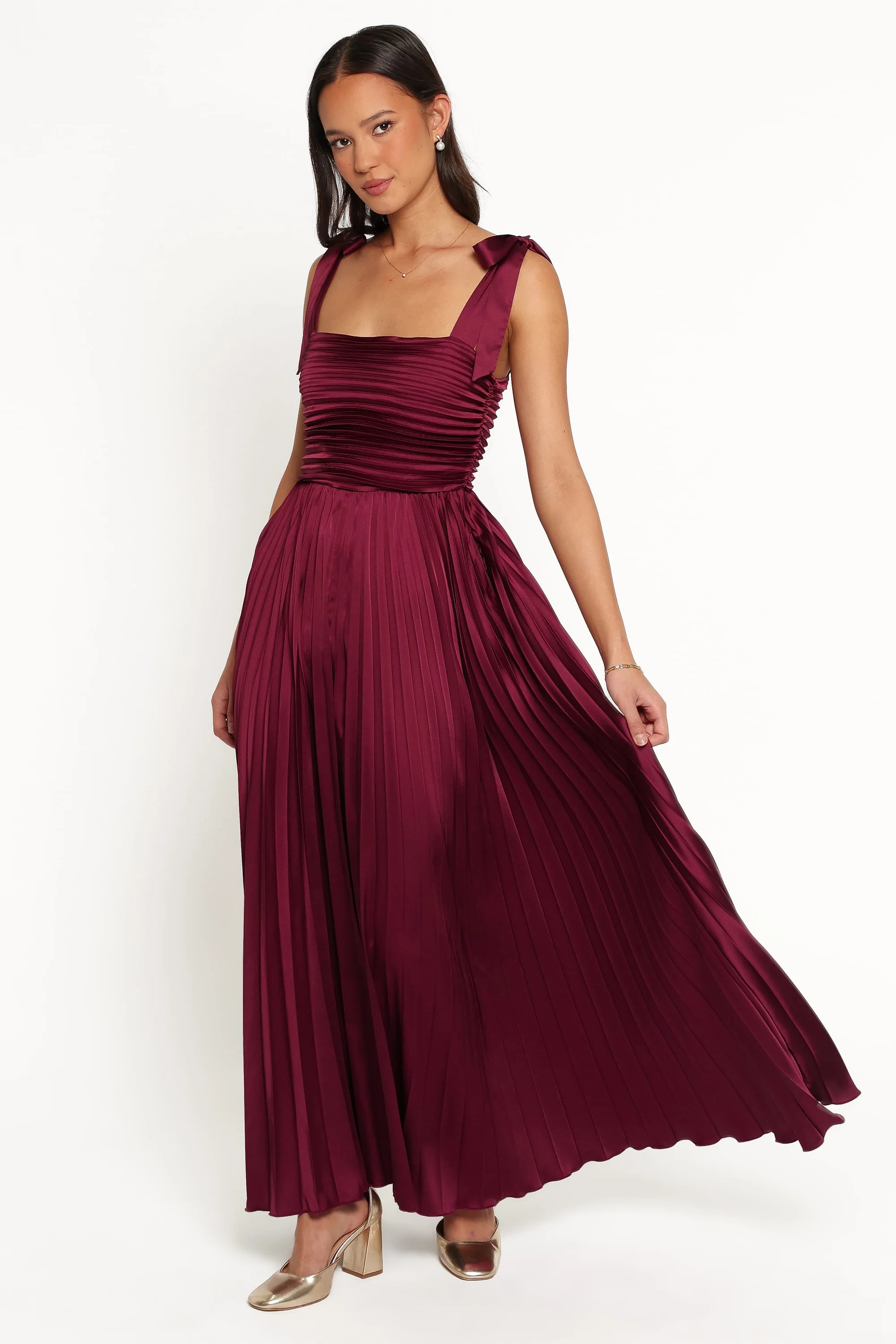 Beaumont Maxi Dress - Wine | Petal & Pup (US)
