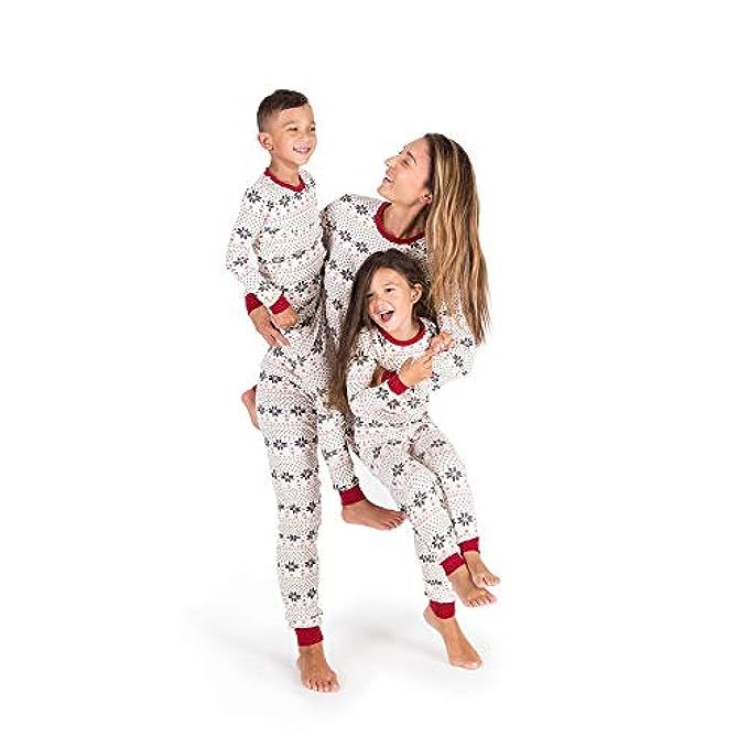 Burt's Bees Baby Family Jammies, Hand Drawn Snowflakes, Holiday Matching Pajamas, Organic Cotton | Amazon (US)