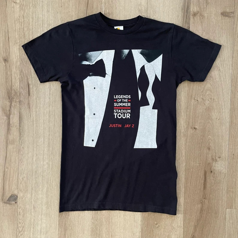 Vintage 2013 Rap Hip Hop Jay Z Justin Timberlake Suit & Tie T Shirt - Etsy | Etsy (US)