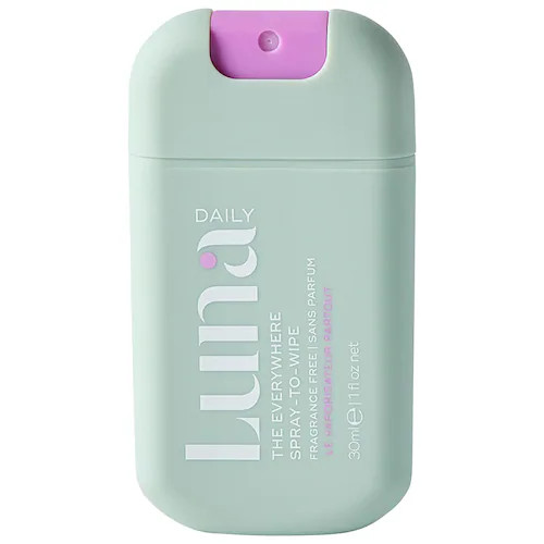 Luna DailyThe Mini Everywhere Spray-To-Wipe - With Prebiotics + Vitamins C&E, for Sensitive Skin | Sephora (US)
