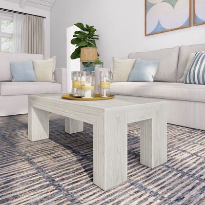 Plank+Beam Solid Wood 40" Modern Coffee Table, Rectangular Center Table for Living Room | Target