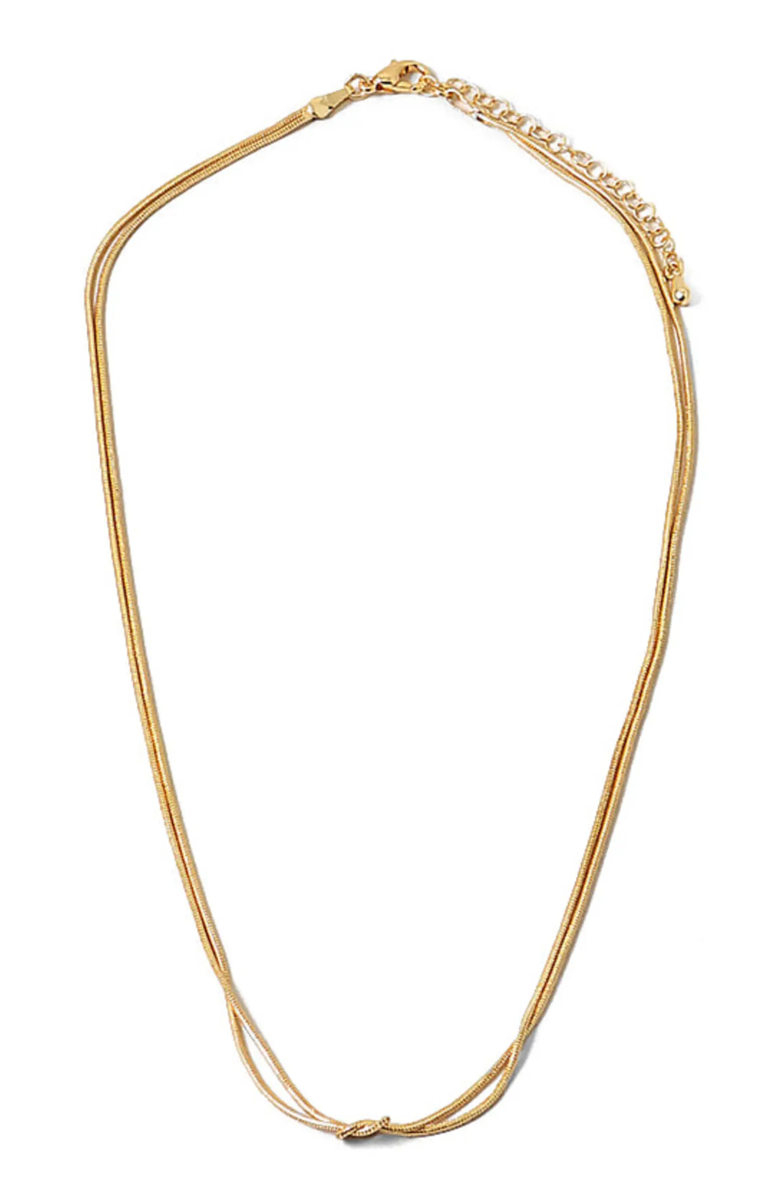 Double-Strand Love Knot Necklace | Nordstrom
