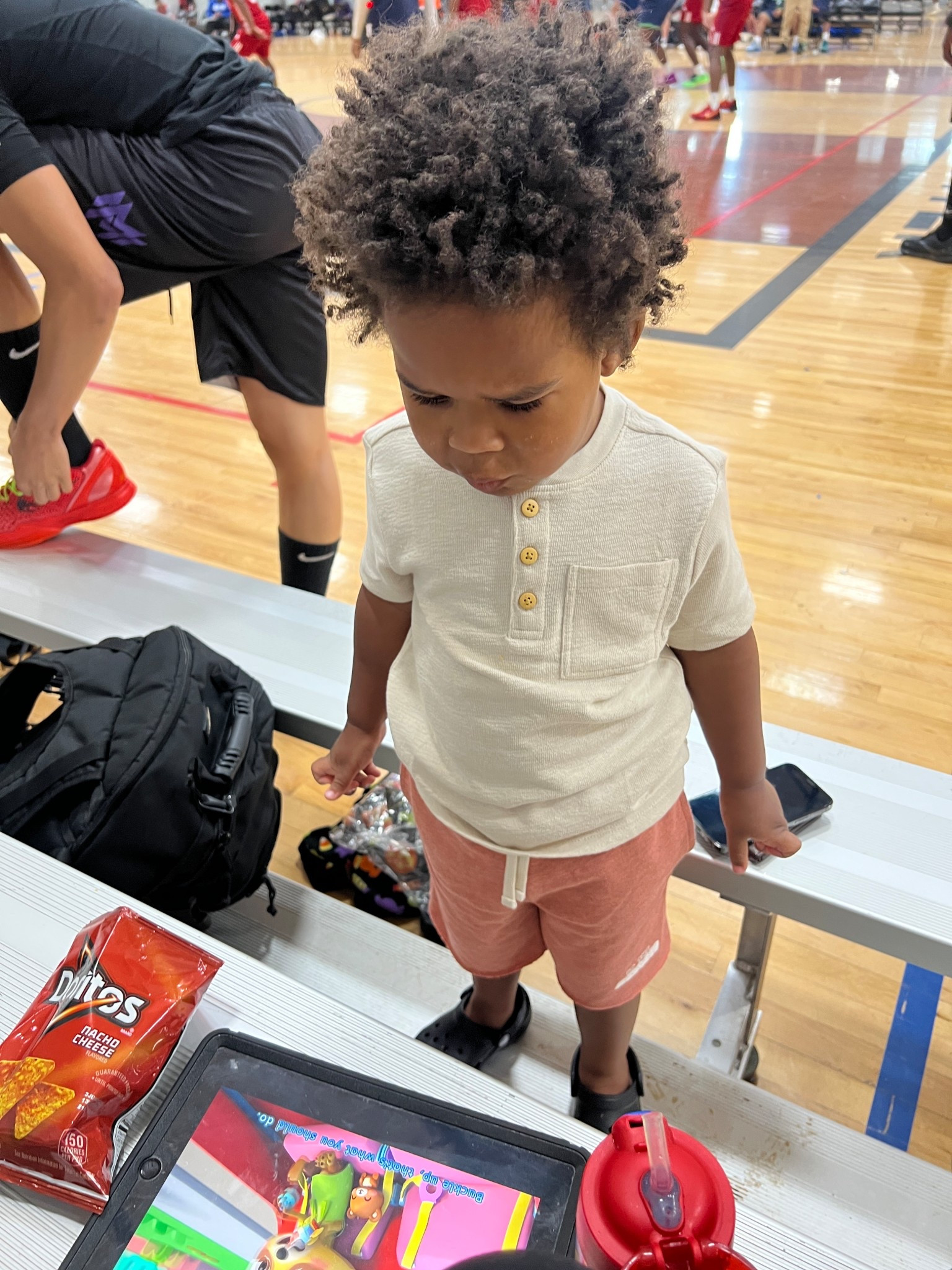 Oatmeal Henley with blush Terry cloth shorts and Crocs classic clog 

Toddler boy outfit ideas, toddler boy clothing  

#LTKFindsUnder50 #LTKKids #LTKStyleTip