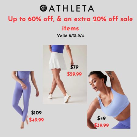 A few of my favs from the Athleta SALE 🙌 

#LTKfitness #LTKunder100 #LTKSale