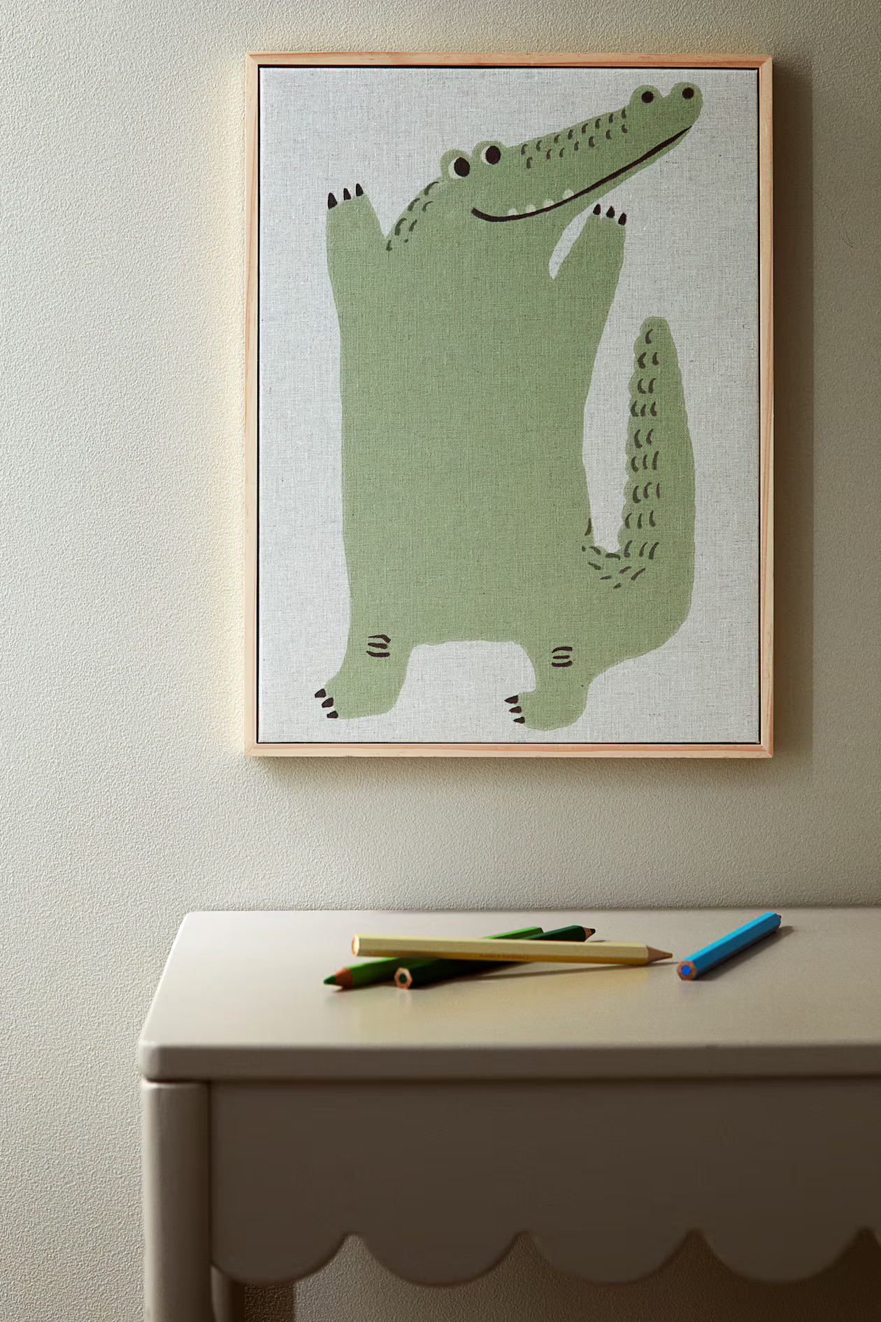 Animal Wall Art - Light beige/crocodile - Home All | H&M US | H&M (US + CA)