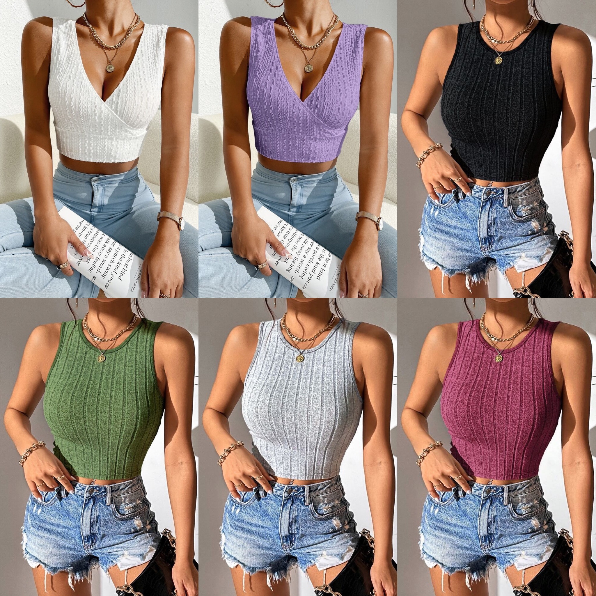 SHEIN EZwear Plus Solid Tank Top & … curated on LTK