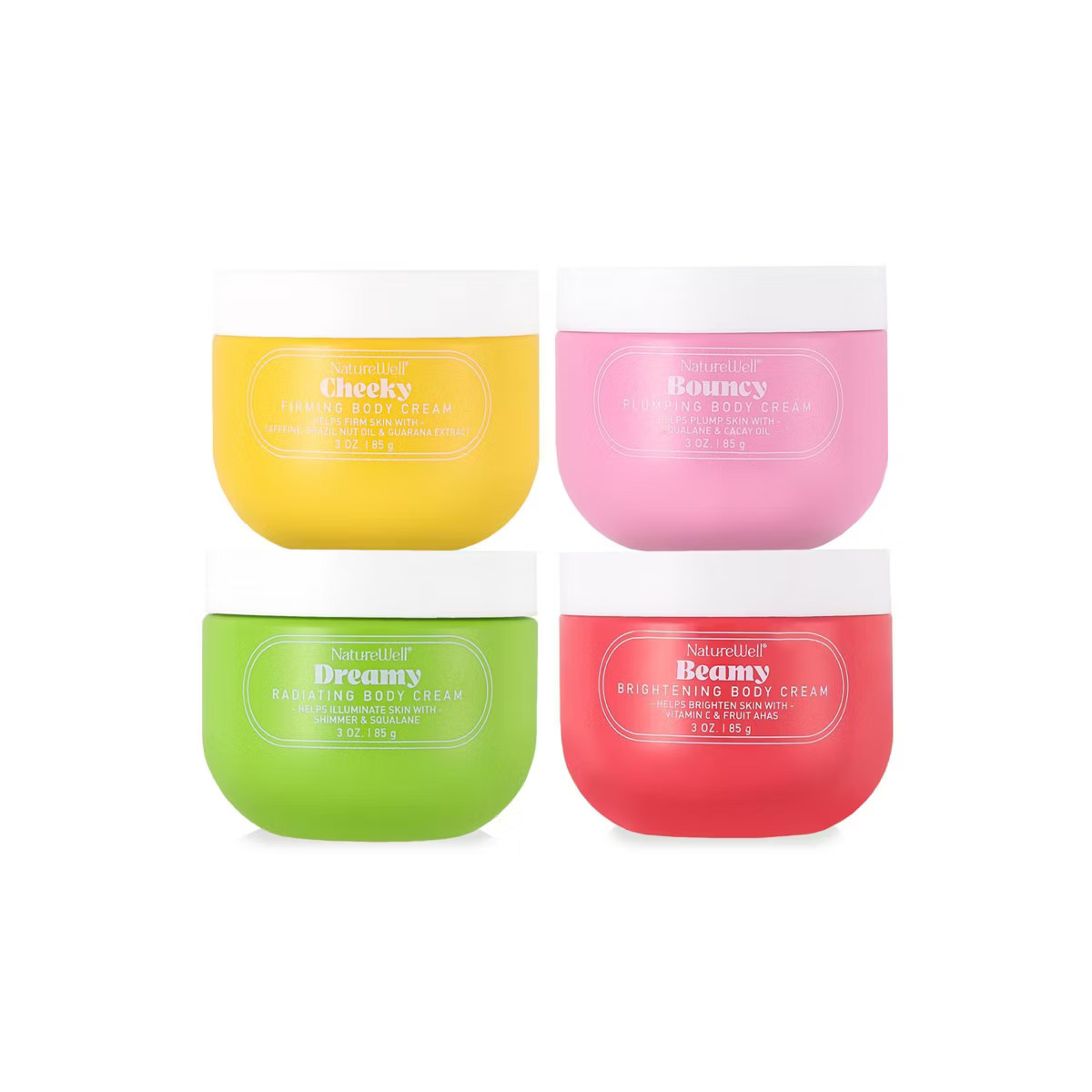 NatureWell Body Cream Golden Glow Pack Gift Set- 4pk/3oz | Target