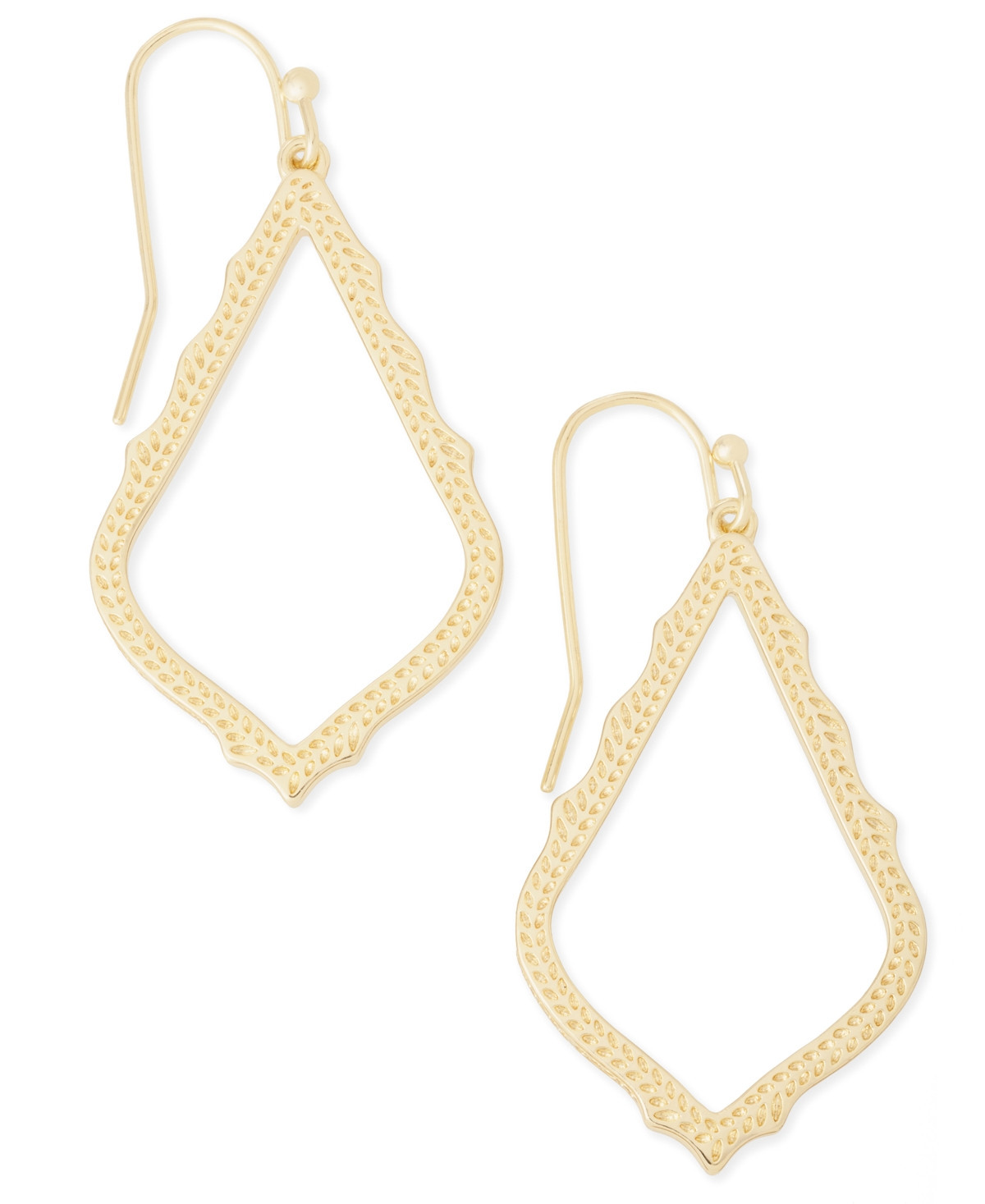 Kendra Scott Detailed Drop Earrings - Gold | Macy's